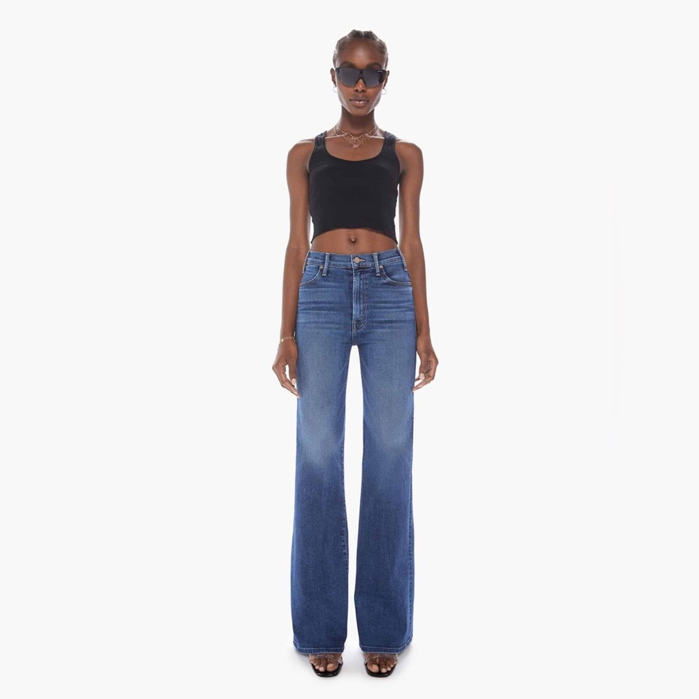 Mother Denim Hustler Roller Heel Jeans
